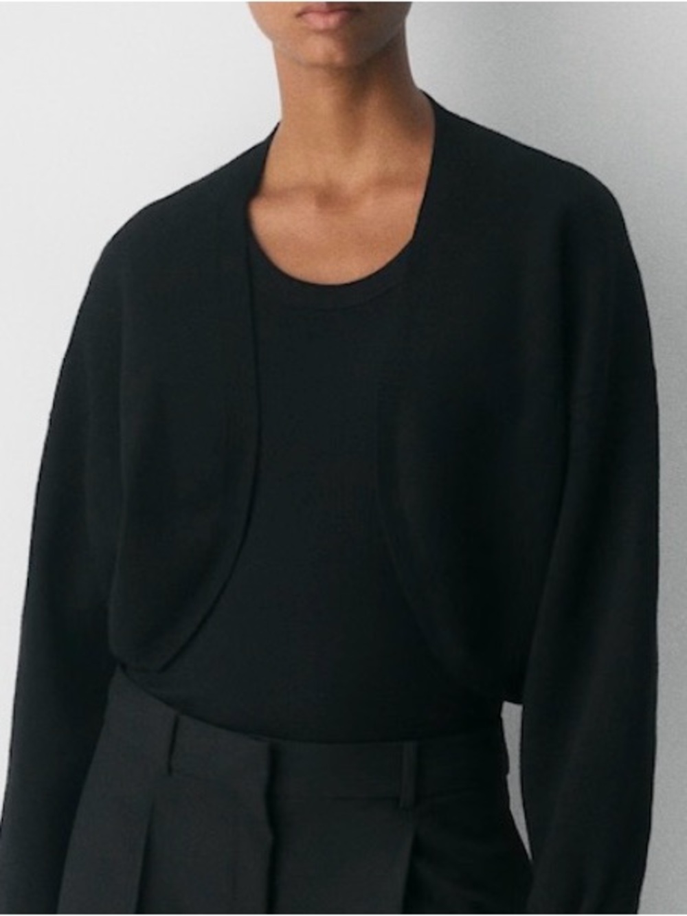 Aritzia Decision Shrug in Black